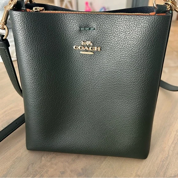 Coach Dark Green Mollie bucket Bag - Picture 3 of 8